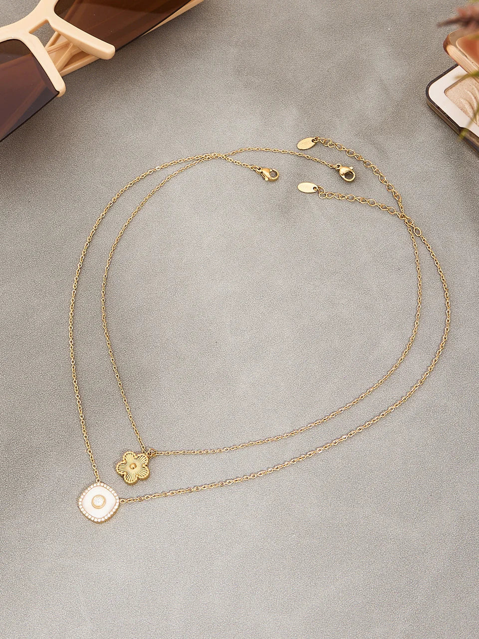 Flower Pendant Jewelry Set for Women