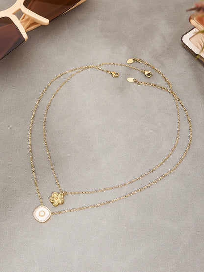 Flower Pendant Jewelry Set for Women