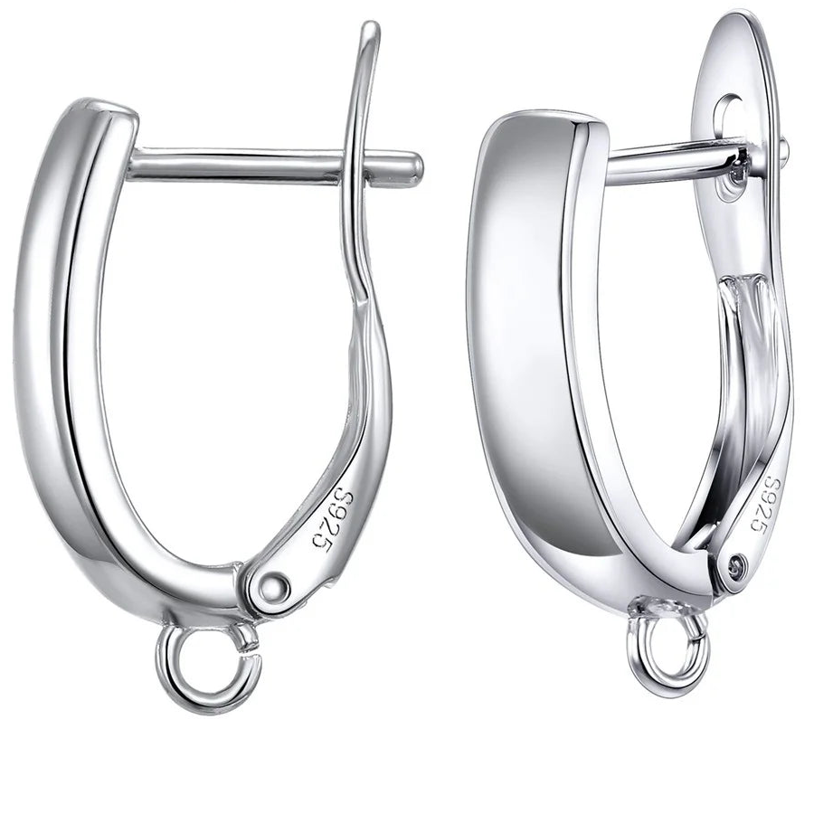 925 Sterling Silver Earring Findings for DIY Jewelry