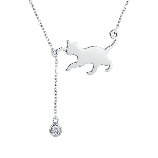 Cute 3 colors Cat  Necklace