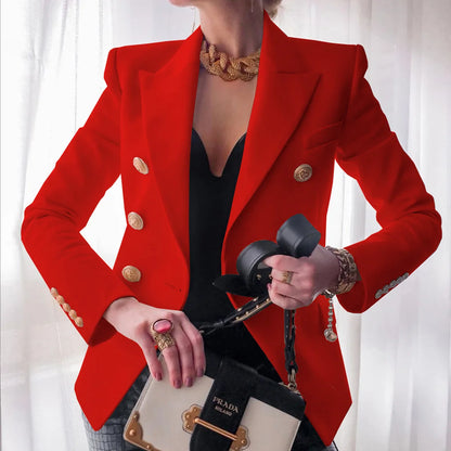 Women’s Elegant Double-Breasted  Blazer