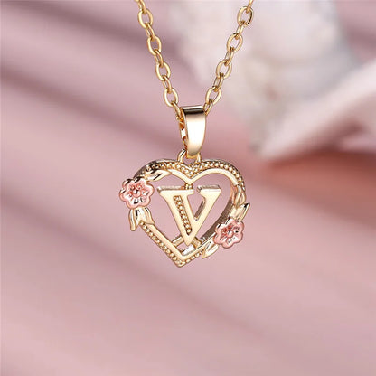 Letter Pendant Necklace