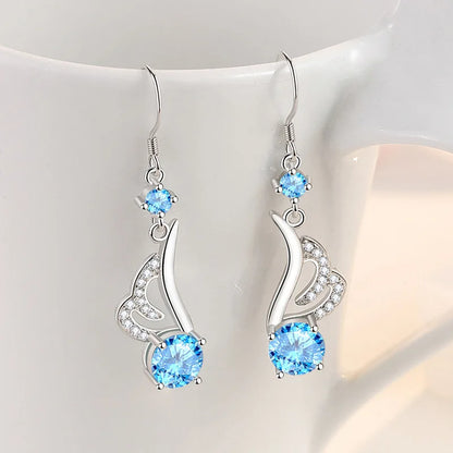 925 Sterling Silver Original Charm Double Hoop Earrings