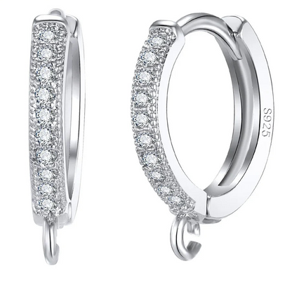 925 Sterling Silver Earring Findings for DIY Jewelry