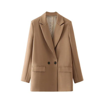 Women’s Double-Breasted  Office Blazer