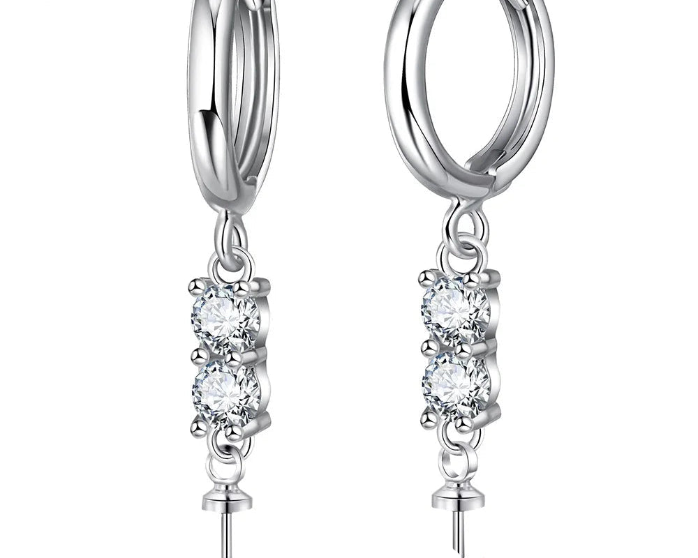 925 Sterling Silver Earring Findings for Women DIY Jewelry