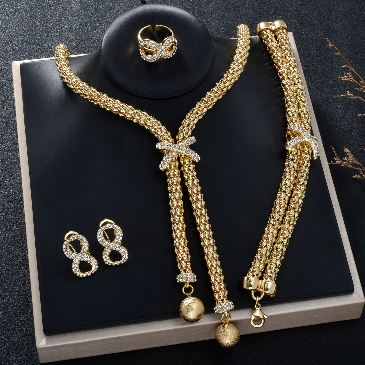 Gold Plated Jewelry Set