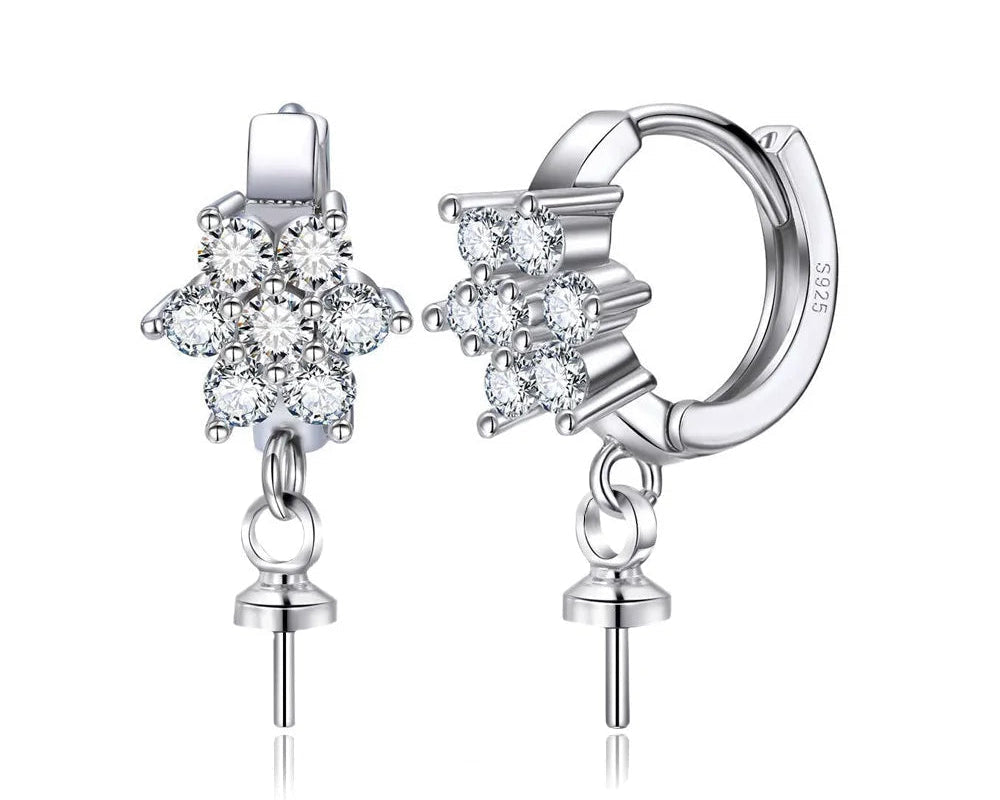 925 Sterling Silver Earring Findings for Women DIY Jewelry