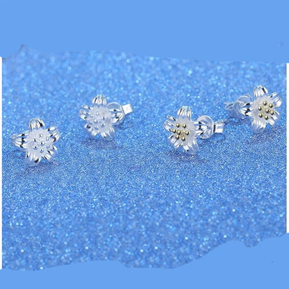 925 Silver Sparkling Bridal Stud Earrings