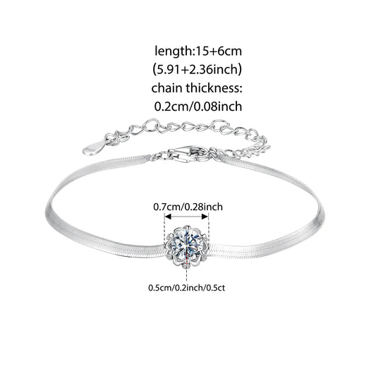 Flower Buds Moissanite Bracelet