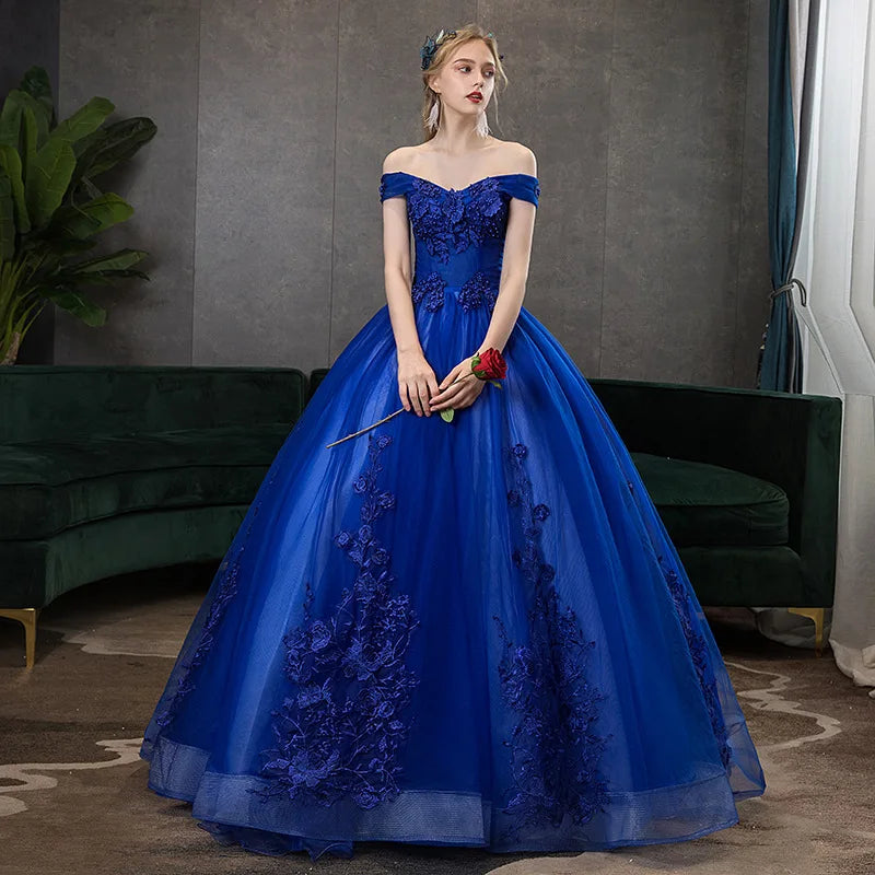 Luxury Lace Ball Gown Quinceañera Dress