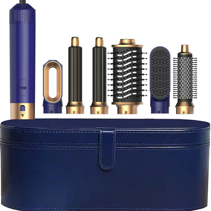 6-in-1 Ionic Hot Air Brush Hair Styler & Blow Dryer with Detachable Heads