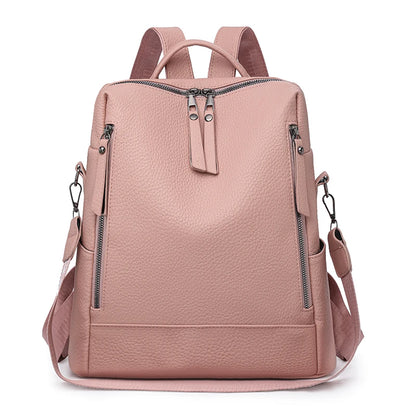 Women's Faux Leather Backpack Purse