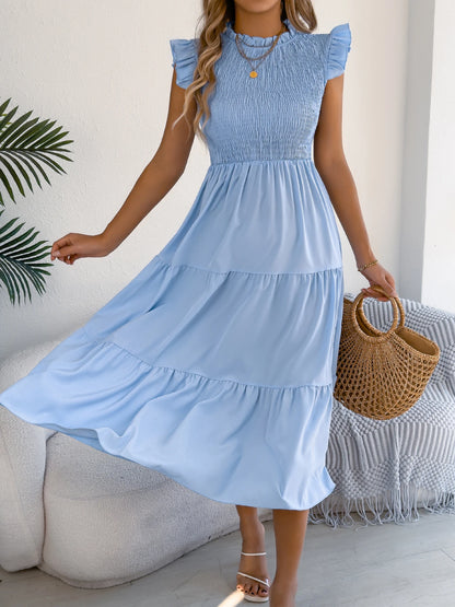 Ruffled Tiered Maxi Dress