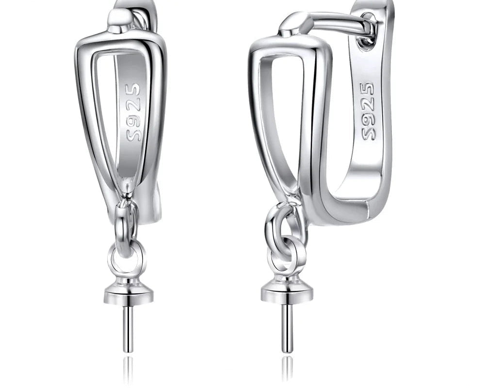 925 Sterling Silver Earring Findings for Women DIY Jewelry