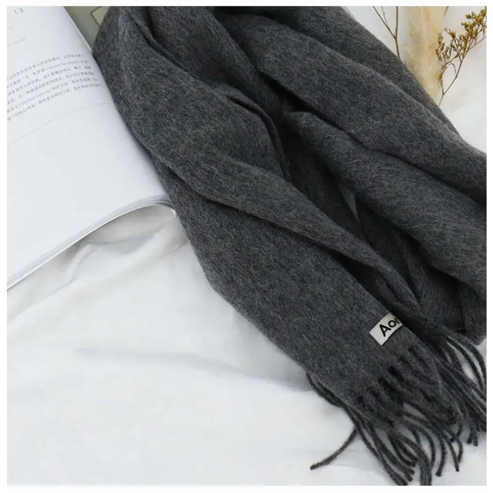 Luxury 100% Wool Women's Winter Scarf