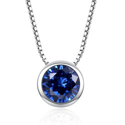 925 Sterling Silver CZ Pendant Necklace for Women