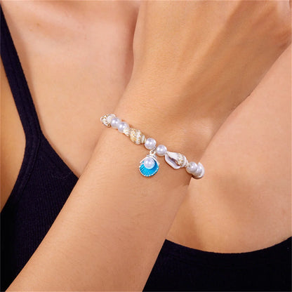 Shell Beads Dolphin Starfish Bracelet