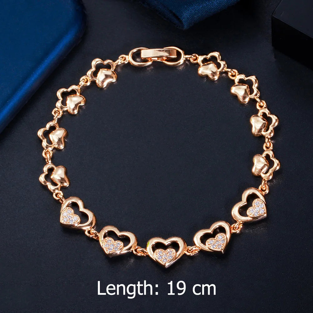 Elephant Charm Link Bracelet
