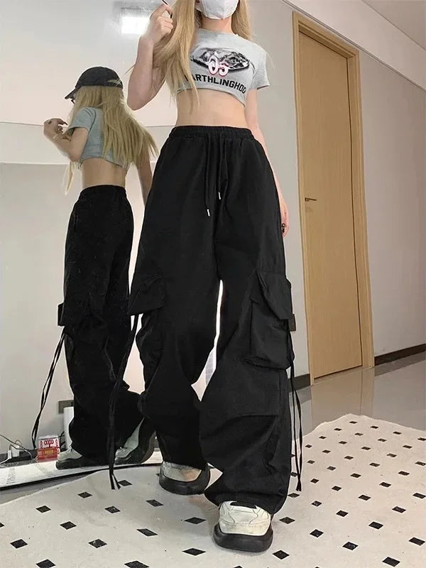 High-Waisted Straight-Leg Pants