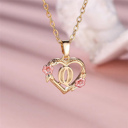 Letter Pendant Necklace