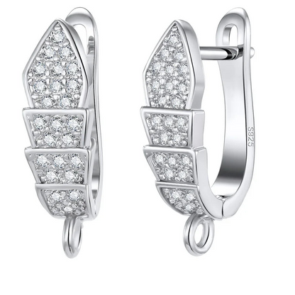 925 Sterling Silver Earring Findings for DIY Jewelry