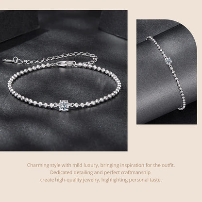 Moissanite Beads Bracelet