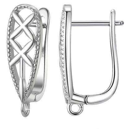 925 Sterling Silver Earring Findings for DIY Jewelry