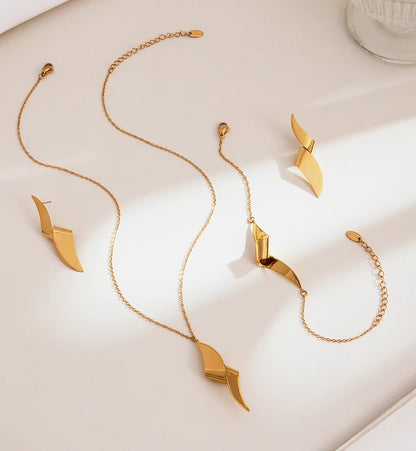 Aesthetic Tiny Chain Jewelry Set for Women