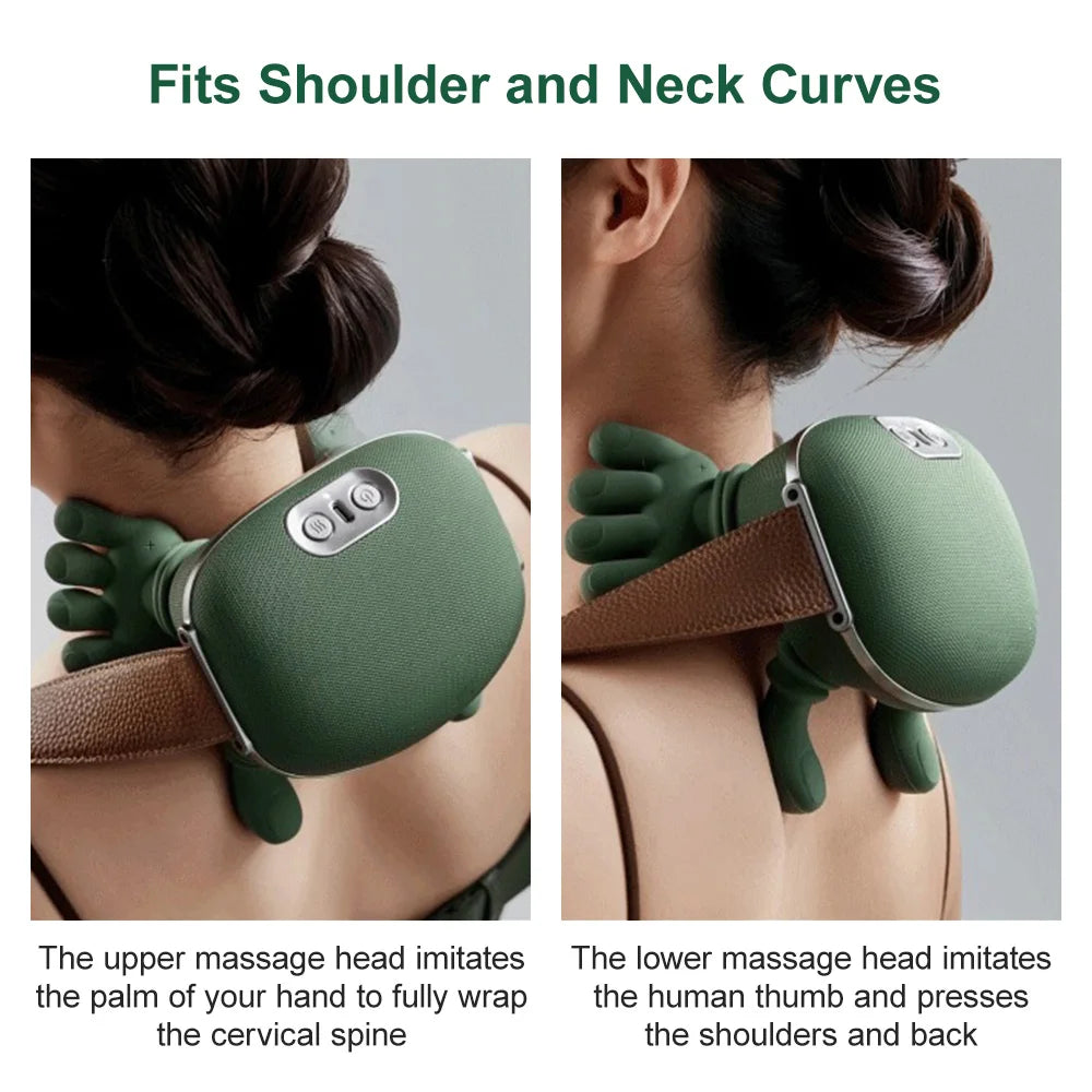 Heated Wireless Deep Tissue Neck & Shoulder Massager