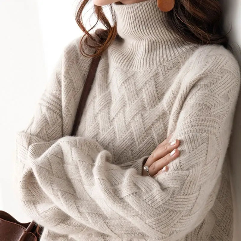 Oversized Cashmere Winter Sweater for Women