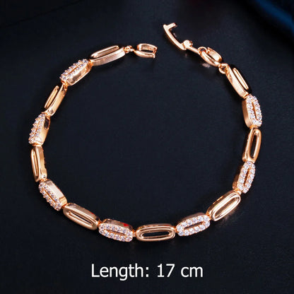 Elephant Charm Link Bracelet