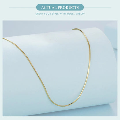 Fashion Round Snake  Chain Necklace