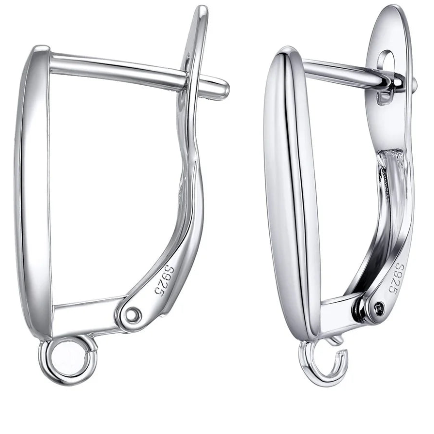 925 Sterling Silver Earring Findings for DIY Jewelry