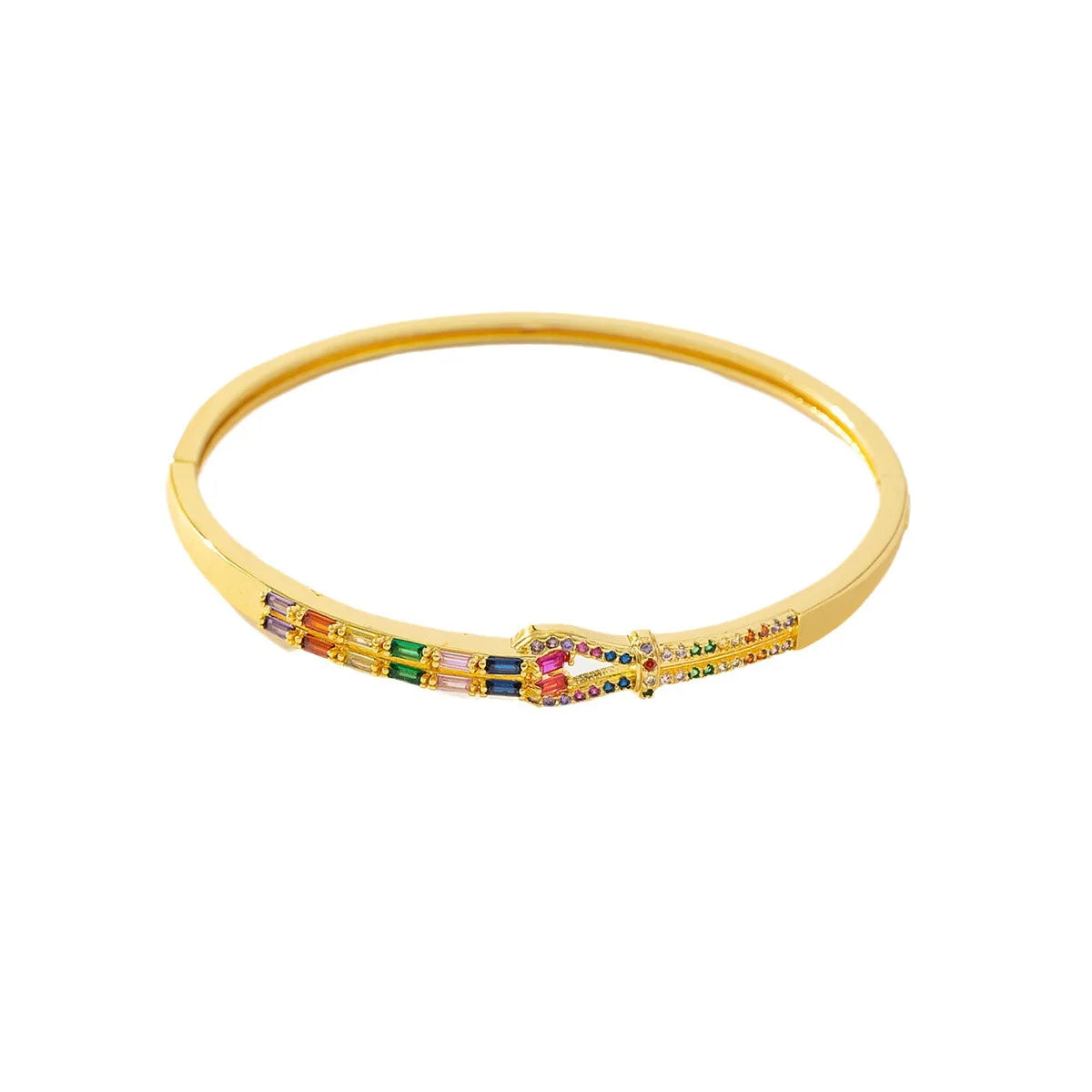 Micro Inlaid Zircon Bangle