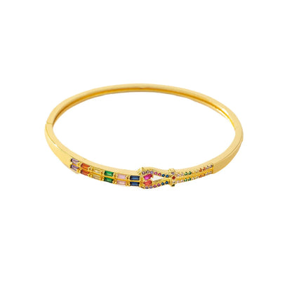 Micro Inlaid Zircon Bangle