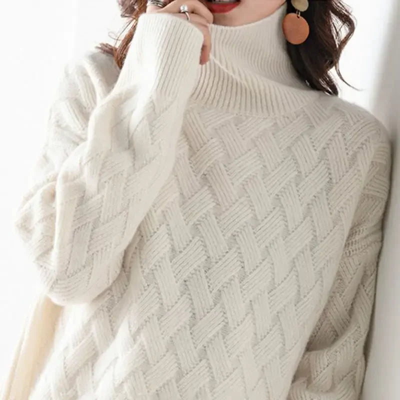 Oversized Cashmere Winter Sweater for Women