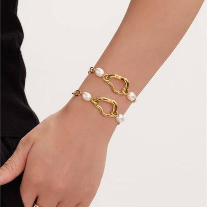 18k Gold Waterproof Chain Jewelry Set for Women