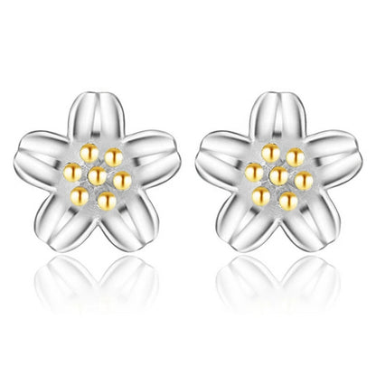 925 Silver Sparkling Bridal Stud Earrings