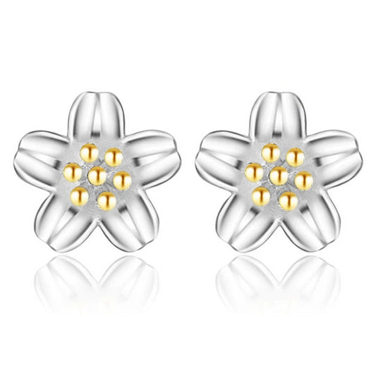 925 Silver Sparkling Bridal Stud Earrings