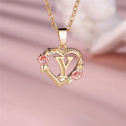 Letter Pendant Necklace