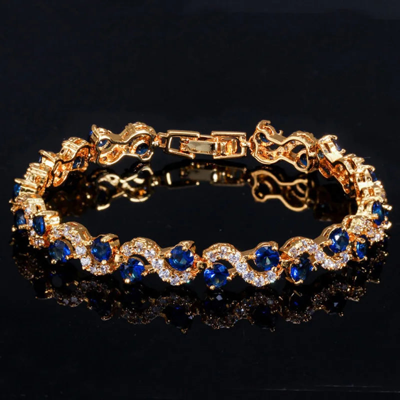 Silver Cubic Zirconia Tennis Bracelet