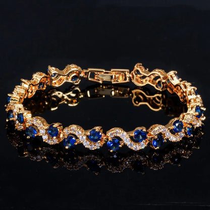 Silver Cubic Zirconia Tennis Bracelet