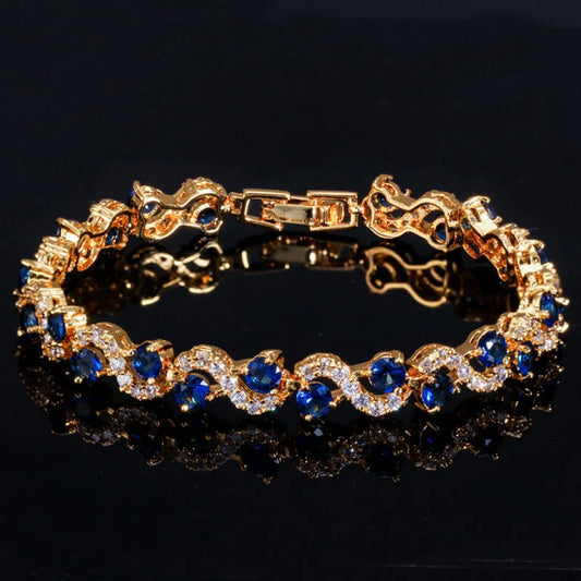 Silver Cubic Zirconia Tennis Bracelet
