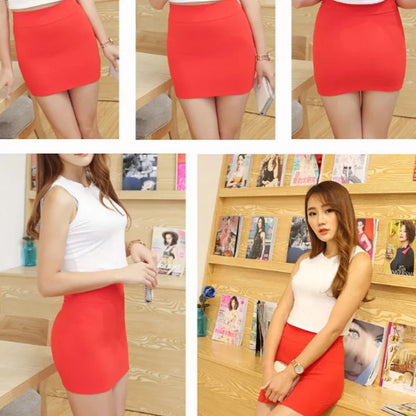 Women’s Red Micro Mini Skirt