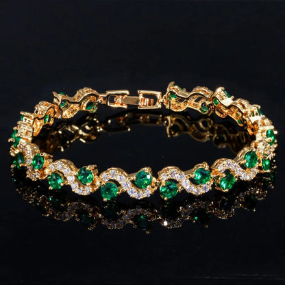 Silver Cubic Zirconia Tennis Bracelet
