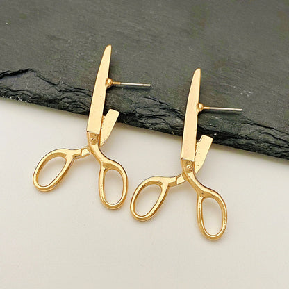 Retro Scissors Earrings