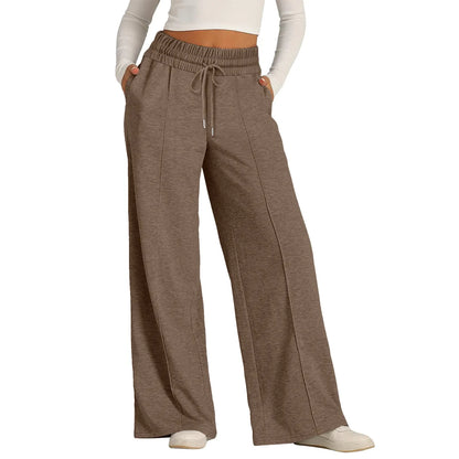 Summer Casual Tie Wide Leg Pants for Women