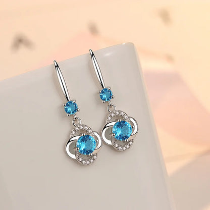 925 Sterling Silver Charm Hoop Earrings