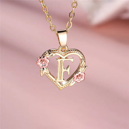 Letter Pendant Necklace